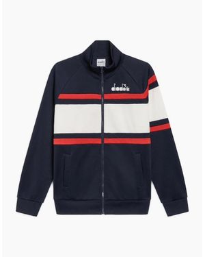 Diadora 80S Denim Track Jacket - Blue