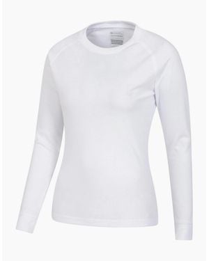 Mountain Warehouse Ladies Talus Long-Sleeved Top - White