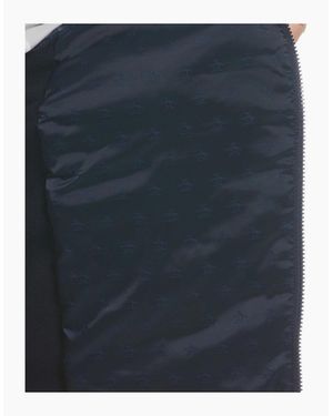 Original Penguin Lsflzp Penguin Mock Neck Performance Jacket - Blue