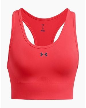 Under Armour Vanish Longline Sports Bra - Red