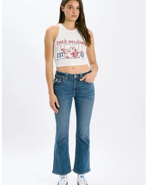 TRUE RELIGION K Flare Flap - Blue