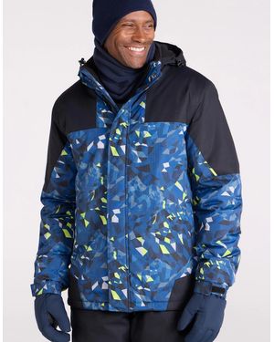 Mountain Warehouse Camo Ski Jacket & Trousers - Blue