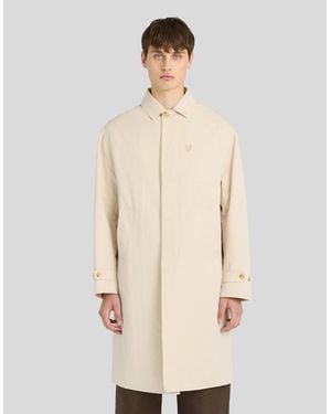 Lyle & Scott Water Resistant Car Coat - Natural