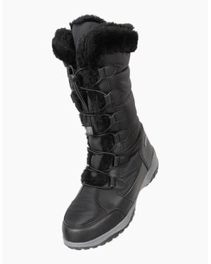 Mountain Warehouse Ladies Snowflake Snow Boots - Black
