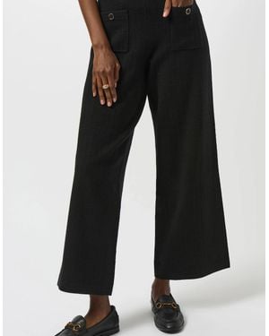 Joseph Ribkoff Jumper Knit Straight Leg Trousers - Black