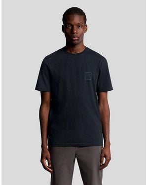 Lyle & Scott Logo Graphic T Shirt - Blue
