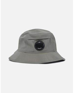 C.P. Company Chrome R Bucket Hat - Grey