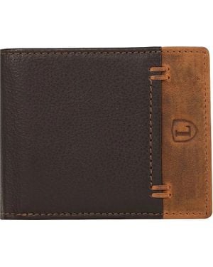 Lakeland Leather Stitch Bi Fold Wallet - Black