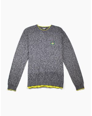 KENZO Small Tiger Crest Knitted Jumper - Grey