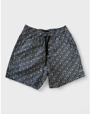 Amiri All Over Print Swimtrunk Dusty - Grey