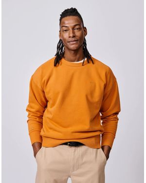 aubi Brandon Crew Neck Sweat - Orange