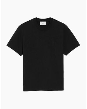 Ami Paris De Coeur Jersey T-Shirt - Black
