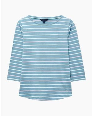 Crew Essential Breton Long Sleeve T-Shirt - Blue