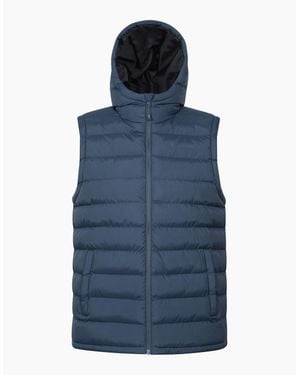 Mountain Warehouse Seasons Hooded Padded Gilet - Blue