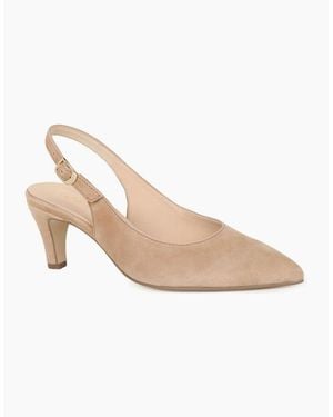Gabor Lazona Court Shoes - Natural