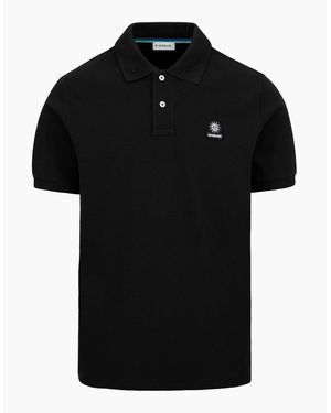 Sandbanks Badge Logo Polo Shirt - Black