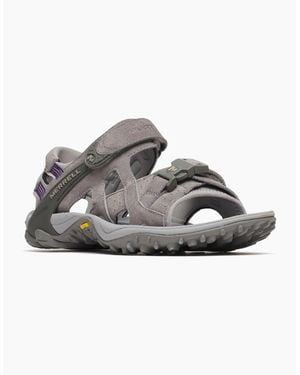 Merrell Kahuna Iii Suede Charcoal/Paloma Sandals - Grey