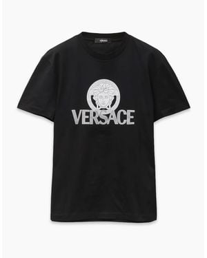 Versace Medusa Logo Head T-Shirt - Black