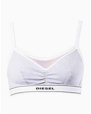 DIESEL Lavy Cotton Bralette - White