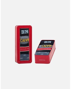Calvin Klein Socks Gift Set 4 Pairs - Red