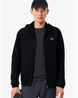 Lacoste Water-Repellent Sport Track Jacket - Black