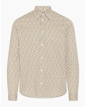 Casual Friday Levin Floral Print Shirt - Natural