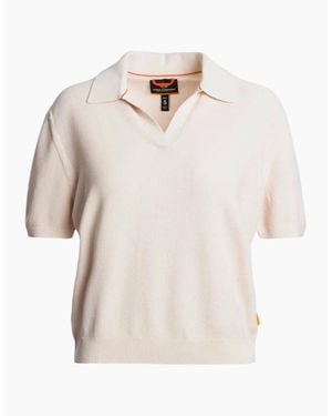 Parajumpers Shan Moonbeam Cram Polo Shirt - White