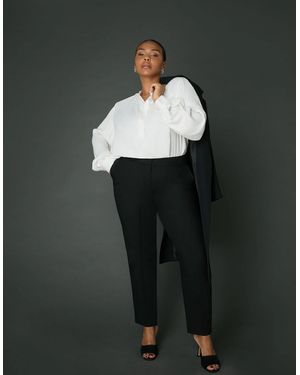 Live Unlimited London Stretch Tapered Trousers - Black