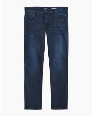 Replay Anbass Power Stretch Slim Fit Jeans - Blue