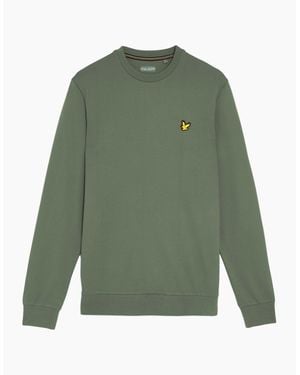 Lyle & Scott Lyle & Scott Crew Neck Fly Fleece - Green