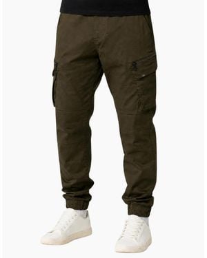 883 Police Ware Khaki Cargo Trousers - Green