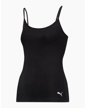 PUMA Cotton Modal Slim-Fit Camisole Top - Black