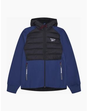 Reebok Rb1562 Mixed Media Jacket - Blue