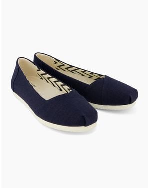 TOMS Alpargata Ballet Canvas Espadrilles - Blue