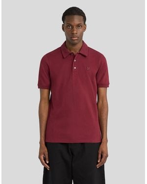 Lyle & Scott Superfine Cotton Polo Shirt - Red