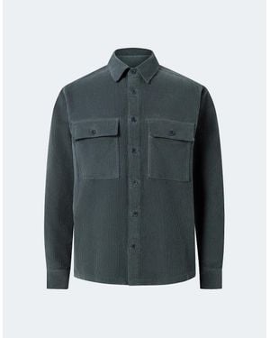 Belstaff Ravine Corduory Overshirt Petrol - Green