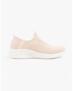 Skechers 150450/Ros Ultra Flex 3.0-Easy Win Trainers Rose - Natural