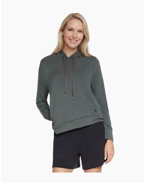 Skechers Cosy Luxe Hoodie Hooded Sweatshirt - Grey