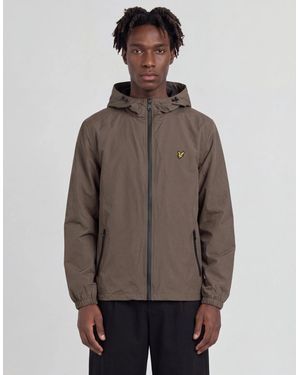 Lyle & Scott Active Technical Windbreaker Jacket - Brown