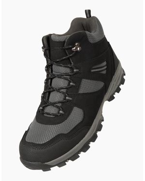 Mountain Warehouse Mcleod Wide Walking Boots - Black