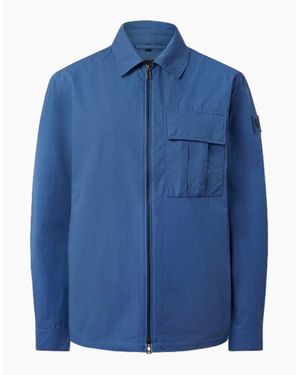 Belstaff Cargo Overshirt Marine - Blue