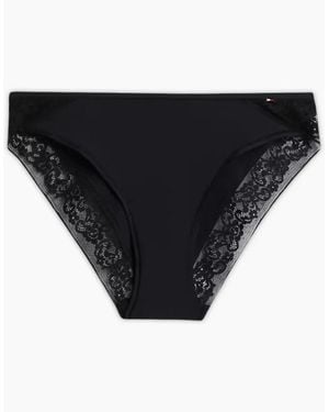 Tommy Hilfiger Th Comfort Lace Bikini Brief - Black
