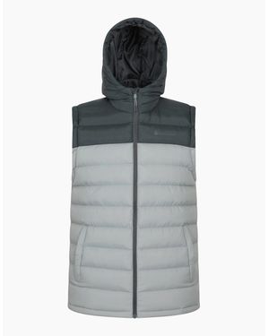Mountain Warehouse Seasons Hooded Padded Gilet - Grey