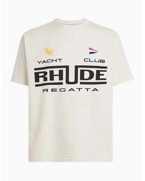 Rhude Regatta Yacht Club T-Shirt - White