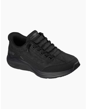 Skechers Contour Foam Cosy Fit Textile Standard Trainers - Black