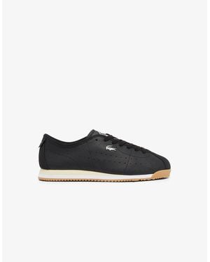Lacoste Club-Low Leather Trainers - Black