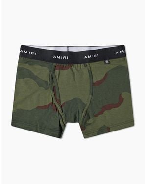 Amiri Waistband Camo Boxers - Green