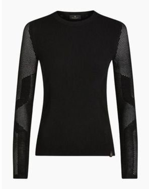 Belstaff Kai Crewneck Long Sleeve T-Shirt - Black