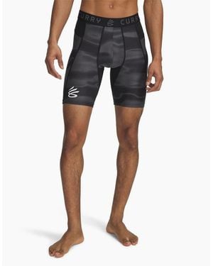 Under Armour Heatgear Printed Shorts Adults - Blue