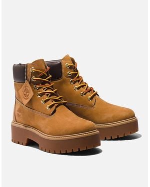 Timberland Stone Street 6-Inch Waterproof Platform Boot - Brown